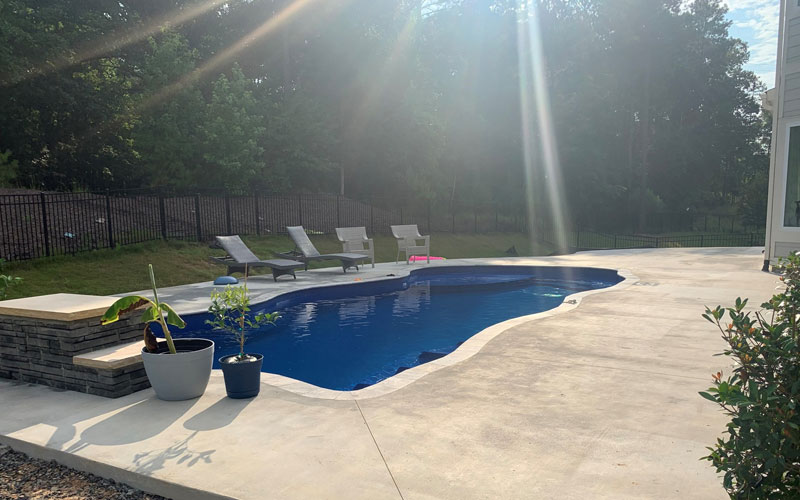 concrete pool design sales and services Clover SC